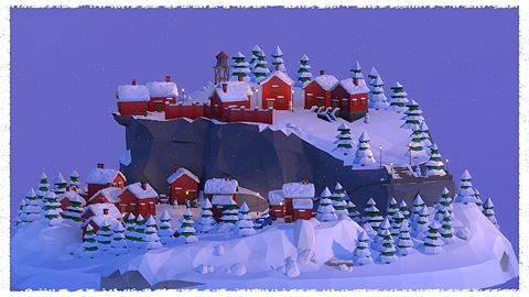 The coldest car park