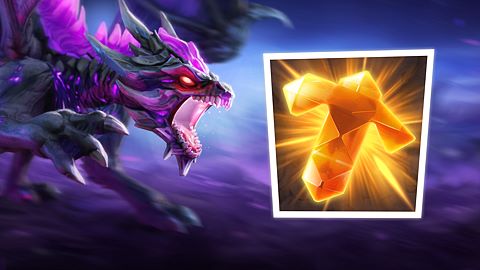 Le cristal du Monde de lave