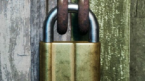 Vieilles serrures rouillées