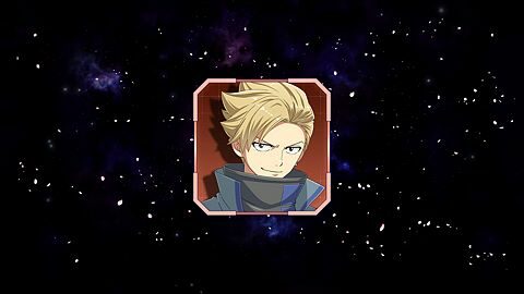 Héros qui s’envole à travers le cosmos