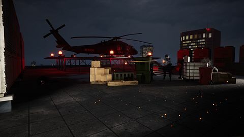 Defeat the enemies on the rooftop