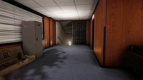 Go down to the entrance