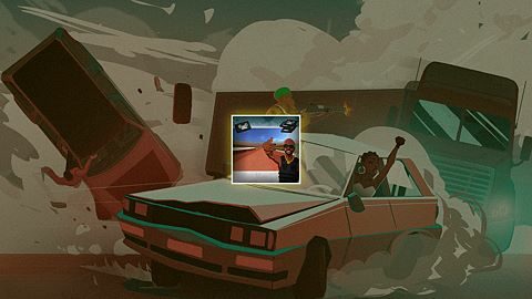 Collect the tapes on the second route