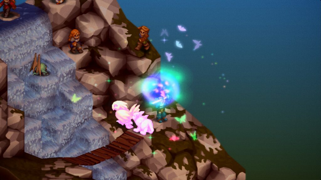 Utilisation d'un sort dans Final Fantasy Tactics: The Ivalice Chronicles