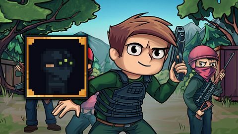 Black cat with 3 green eyes