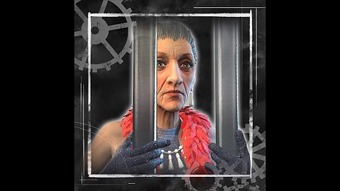 L'oiseau dans sa cage