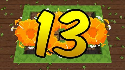 Place at least 2000 dynamite rods!