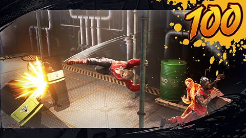 100 actions de barre utilisées