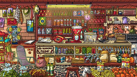 Completed Grocery Store