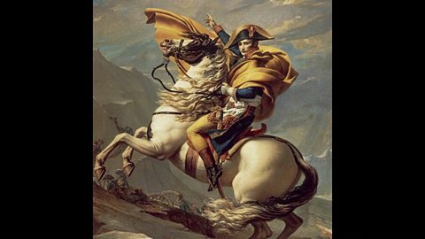 Napoleon Crossing the Alps (9x9)