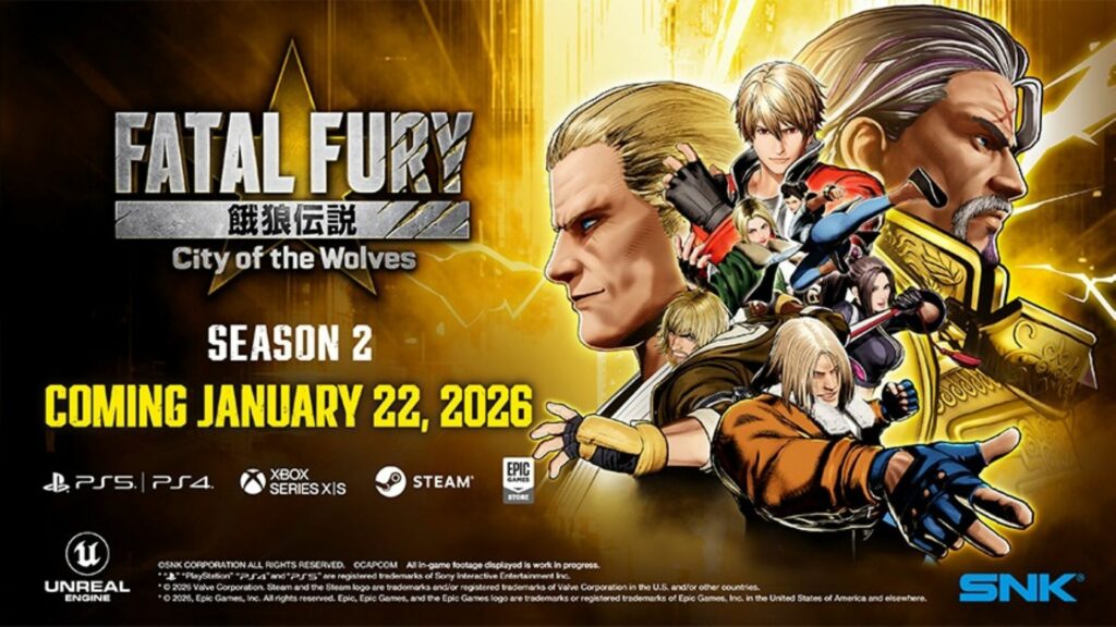 Fatal Fury: City of the Wolves ajoute 6 personnages de plus à sa saison 2