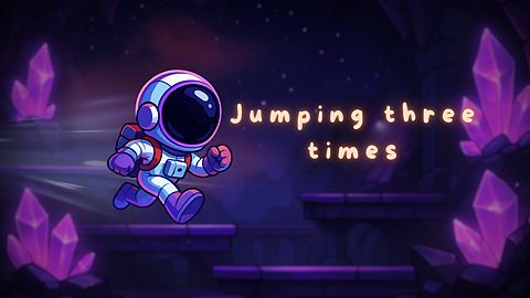 Jumping three times