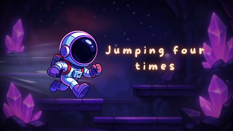 Jumping four times