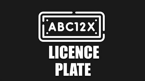 License Plate Trophy