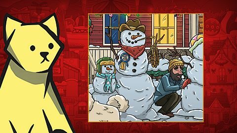 Completed Snowman Competition level