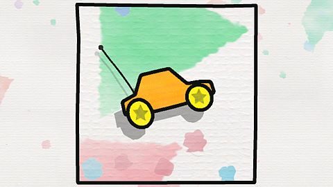 Une voiture en gelée