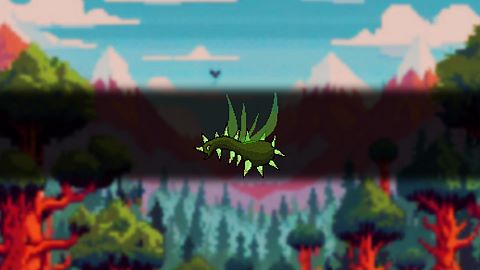 Giant Spiky Flying Creature.