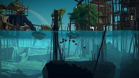 Un poisson dans l'eau