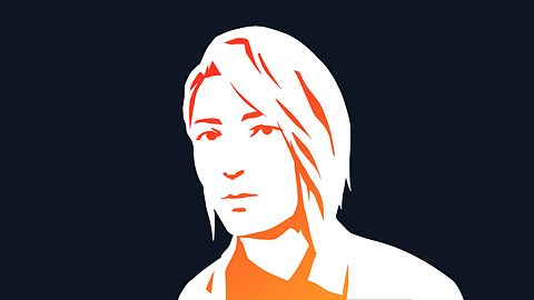 Fille aux cheveux verts