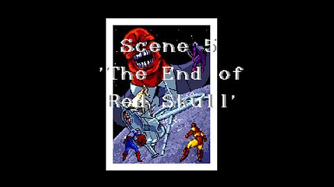 Crâne Rouge à terre