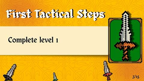 First tactical steps