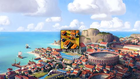 Bourg animé