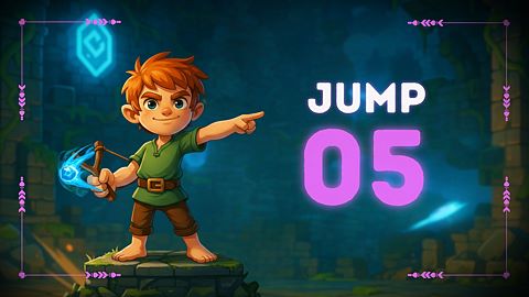 Jumping five times