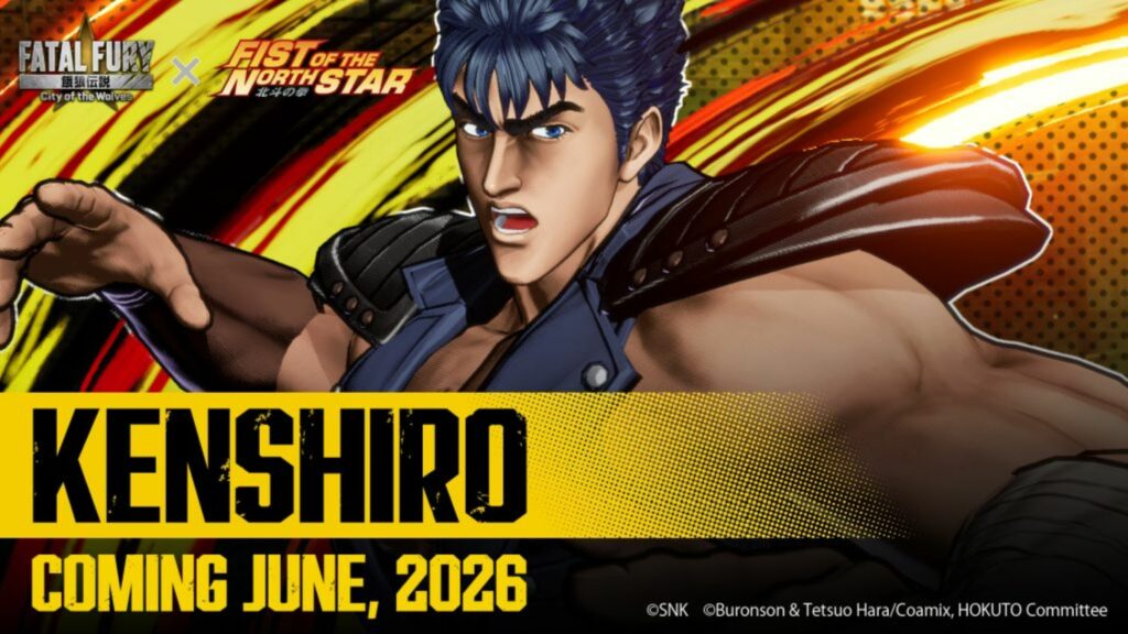 Kenshiro débarque dans Fatal Fury : City of the Wolves