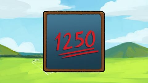 1250 Points!
