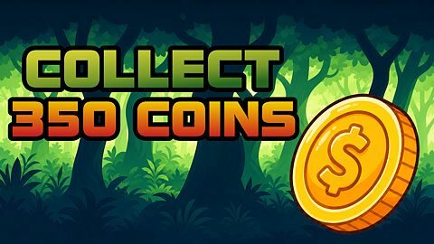 350 coins collected!