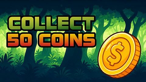 50 coins collected!